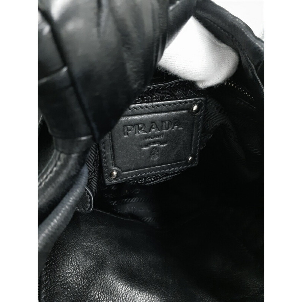 Prada Bag Ruffle One Shoulder Hobo - Picture 8 of 9